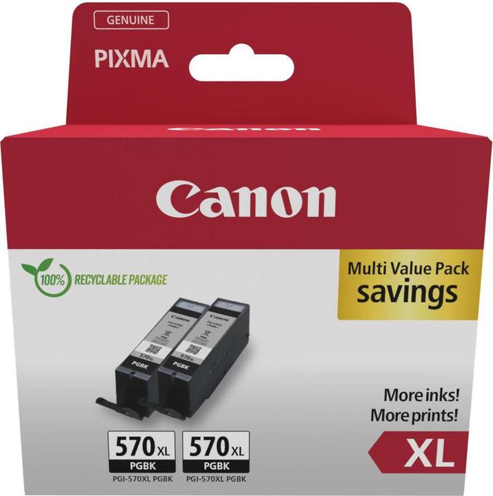 Image du produit Canon PGI-570XL Cartouche d'encre BK TWIN (PGBK)
