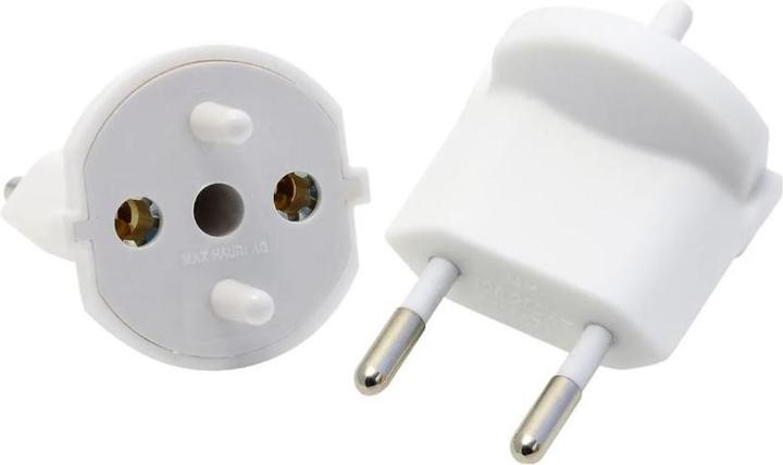 Image du produit Schönenberger Adaptateur fixe Schuko-CH (Type 11, 2 pôles)