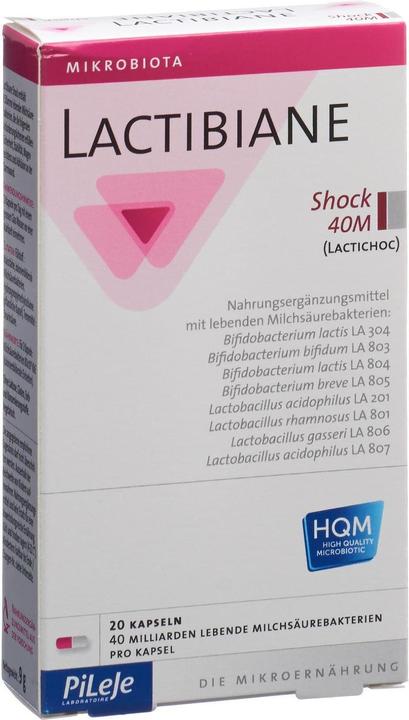 Immagine prodotto Lactibiane Shock 40M (20 Pezzo/i, Pillole, 9 g)