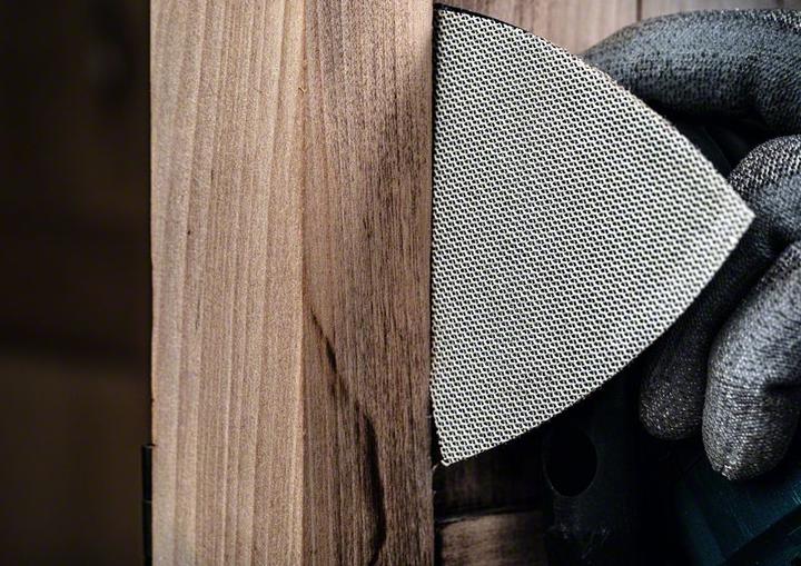 Actual product image Bosch Professional Zubehör EXPERT C470 Sanding paper for delta sander, 93 mm, G 100, 5 pcs. (100)