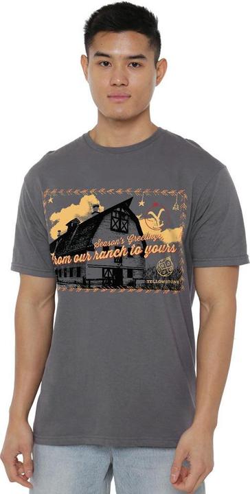 Produktbild Yellowstone Seasons Greetings From The TShirt weihnachtliches Design (M)