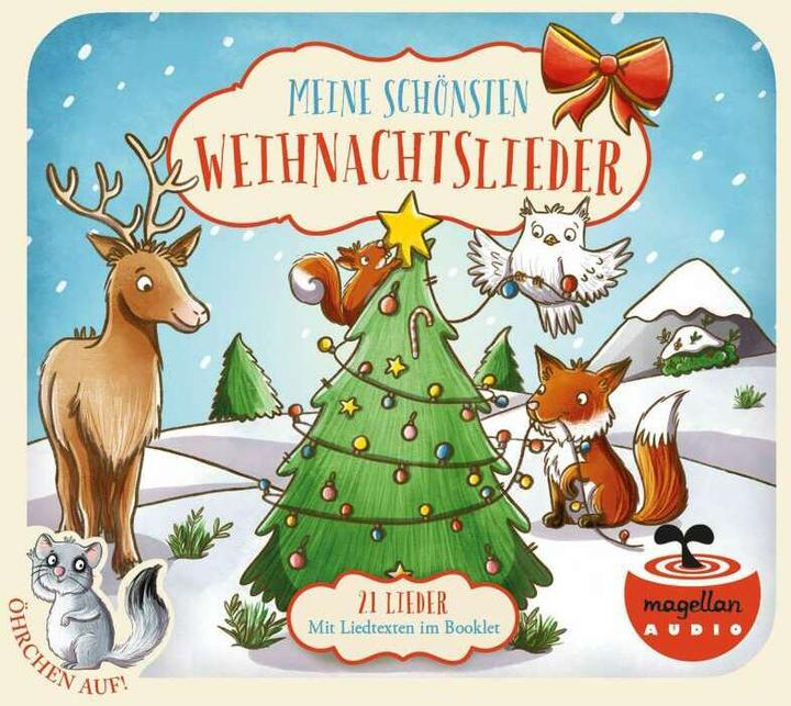 Immagine prodotto Apri le orecchie! Le mie più belle canzoni di Natale (CD audio) (Rainer Bielfeldt, Caroline Opheys, Tedesco)