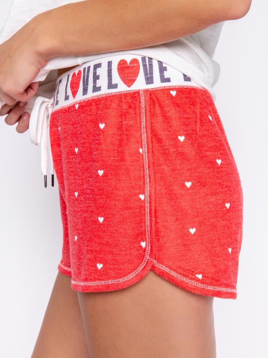 Actual product image Pj Salvage Pyjama bottom red/small patterned (40)