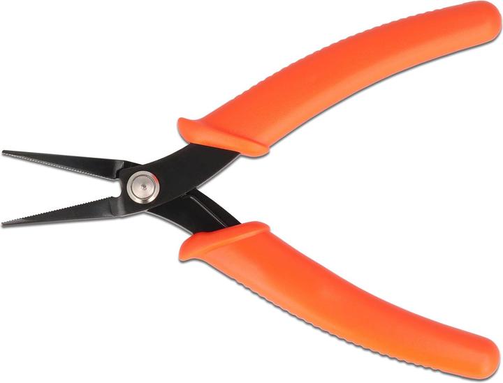 Image du produit Delock Pince à bec effilé pour un travail précis, 14.2 cm Orange (142 mm)