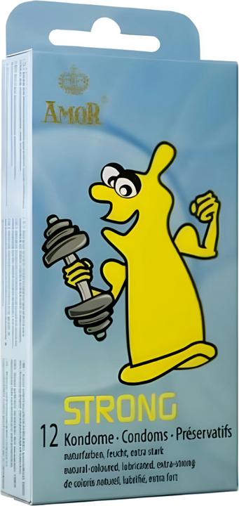 Immagine prodotto Amor Strong" 12 preservativi extra forti per un rapporto anale sicuro (12 pz.)