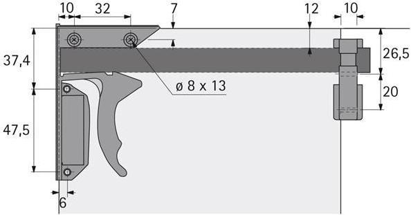 Produktbild Hettich Teilauszüge QUADRO 25 (1 Stk.)