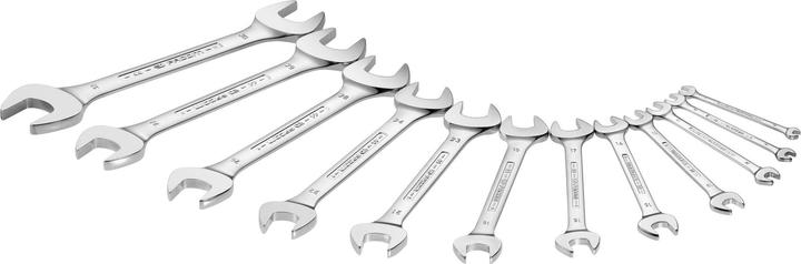 Actual product image Facom Double openend wrench set (18 mm, 11 mm, 12 mm, 20 mm, 19 mm, 27 mm, 15 mm, 25 mm, 13 mm, 21 mm, 7 mm, 14 mm, 29 mm, 8 mm, 10 mm, 30 mm, 23 mm, 26 mm, 22 mm, 17 mm, 28 mm, 9 mm, 16 mm, 32 mm, 24 mm, 31 mm, 6 mm)