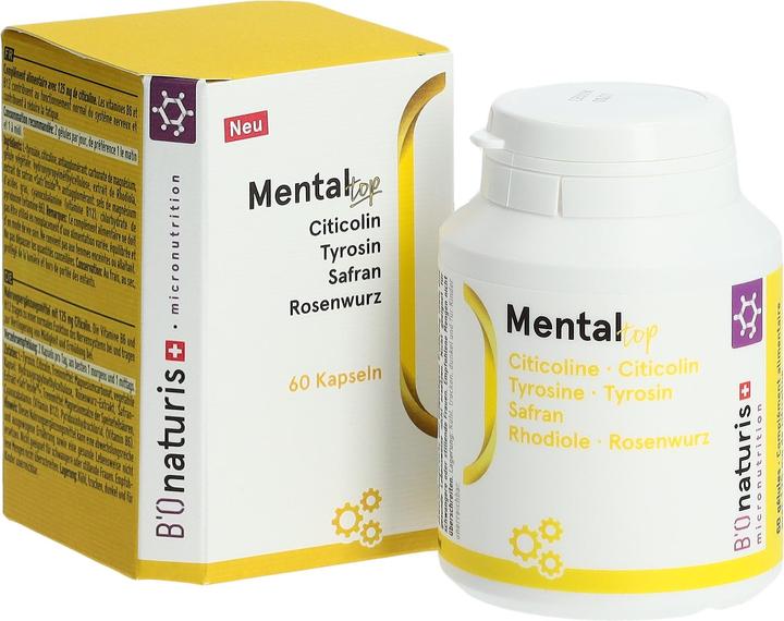 Immagine prodotto B'Onaturis BIONATURIS Mental Top Caps Ds 60 (60 Pezzo/i, Pillole, 70 g)