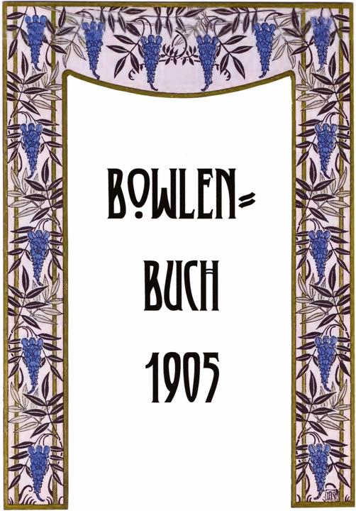 Produktbild Grosjean:Bowlen-Buch 1905 (Deutsch, Thomas H. Grosjean, 2023)