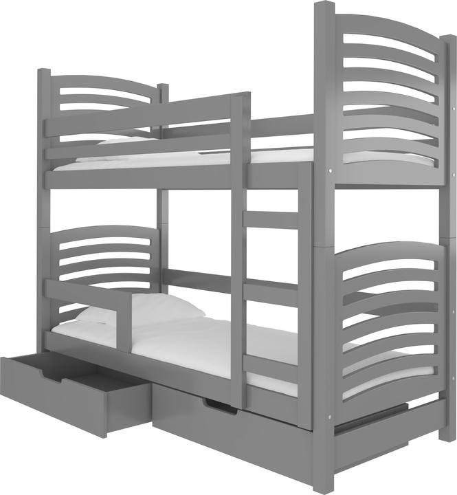 Produktbild ADRK Furniture Doppelstockbett mit OSUNA-Matratzen