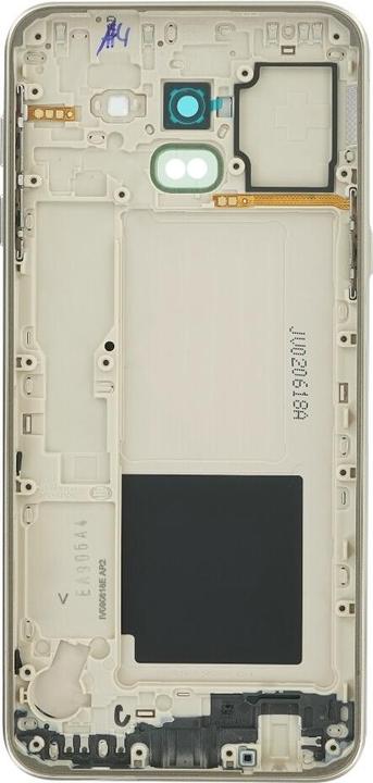 Actual product image Samsung Galaxy J6 (2018) J600F Back Cover gold
