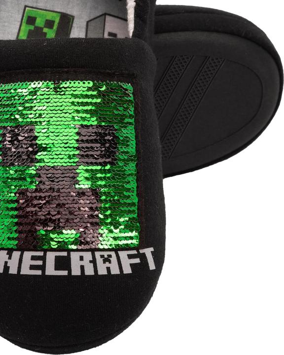 Actual product image Minecraft Boys Sequin Slippers (36)