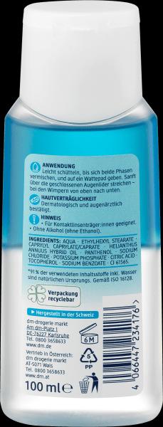 Actual product image dm Balea 2in1 Eye Make-up Remover oil-based (Make-up remover, 100 ml)