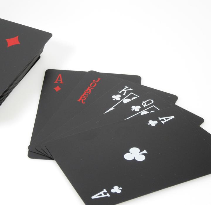 Immagine prodotto PhoneLook Gioco di carte da poker Black Diamond Cartes étanches et résistantes en PVC Mat