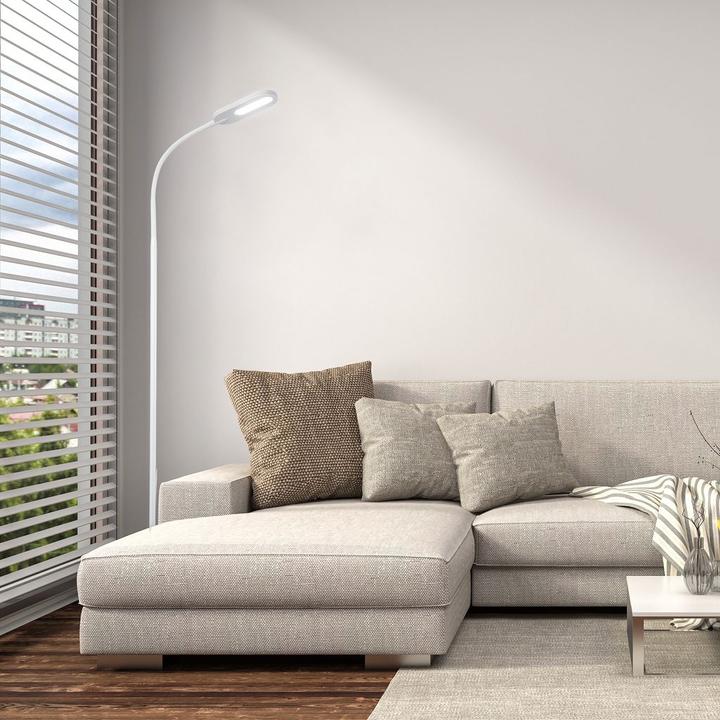 Produktbild B.K.Licht CCT LED Stehleuchte, matt-weiss, 1xLED-Platine/6,5W (600 lm)