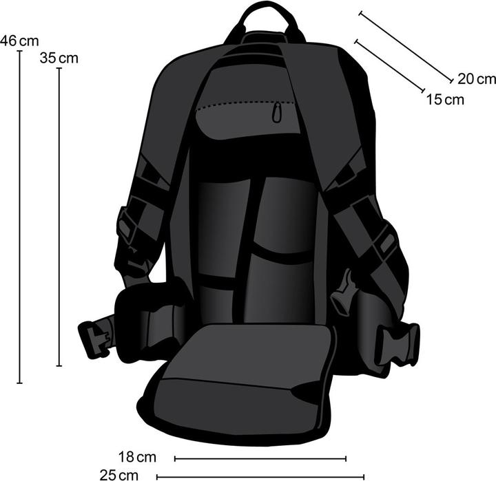 Produktbild mantona Trekking Fotorucksack (Fotorucksack, 9.45 l)