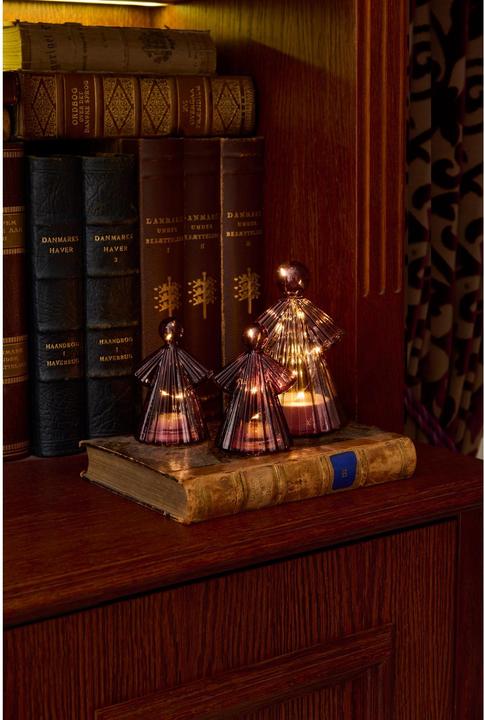 Image du produit Sirius Décoration de table Ange Albert, Ø 6.5 x H 10.5 cm, Bordeaux