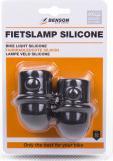 Actual product image Benson Bike light 3 LED 2 pieces silicone