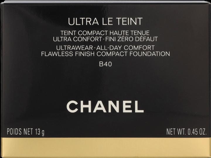 Image du produit Chanel Fond de teint compact Ultra Le Teint Flawless Finish (B40 Beige)
