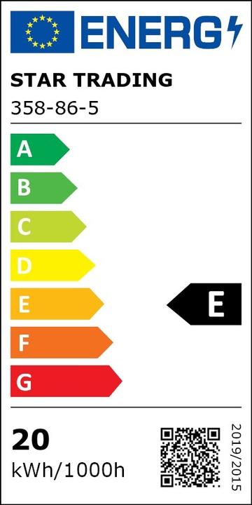 Energy Label Star Trading LED bulb E27 A80 High Lumen (E27, 20 W, 2452 lm, 1 x, E)