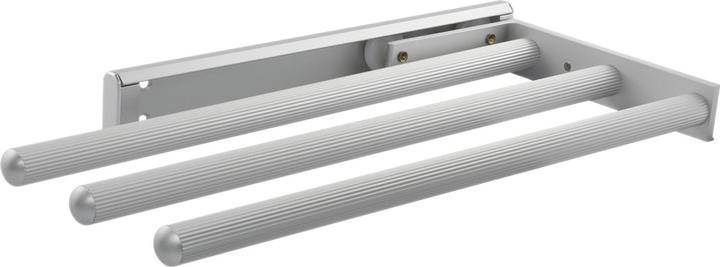Actual product image Grimme Tea towel pull-out Pluto 3-arm 444 mm aluminium silver matt