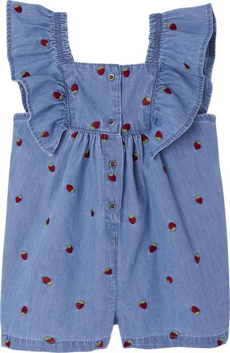 Vertbaudet Baby Kurzoverall aus luftigem Denim