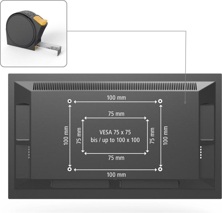 Produktbild Hama Monitorhalterung (Wand, 31.89")