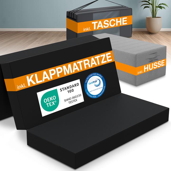 Actual product image Bestschlaf Folding mattress incl. cover & transport bag (140 x 195 cm, Foam core)