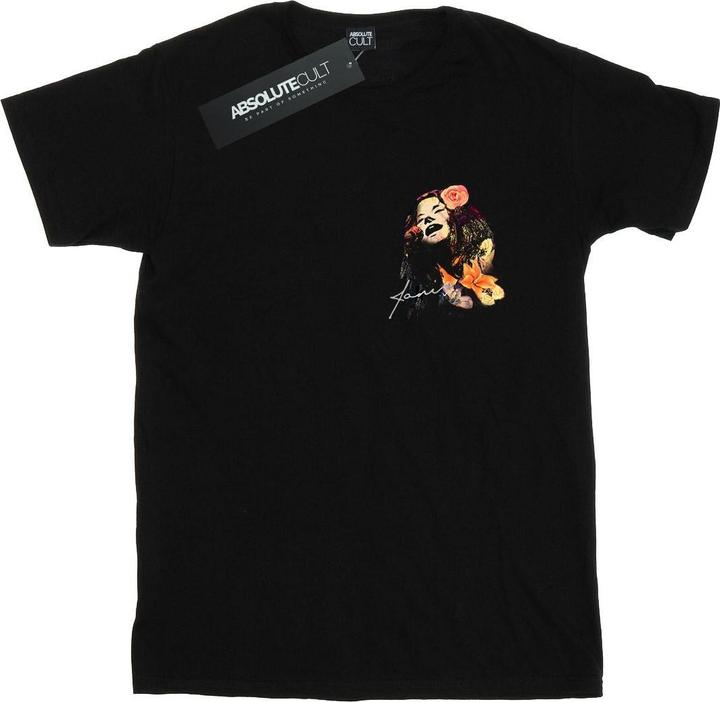 Produktbild Janis Joplin Floral Faux Pocket TShirt (3XL)