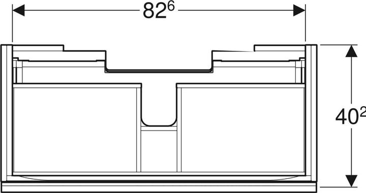 Image du produit Geberit 500.616.16.1 (89 x 41.5 x 53.5 cm)
