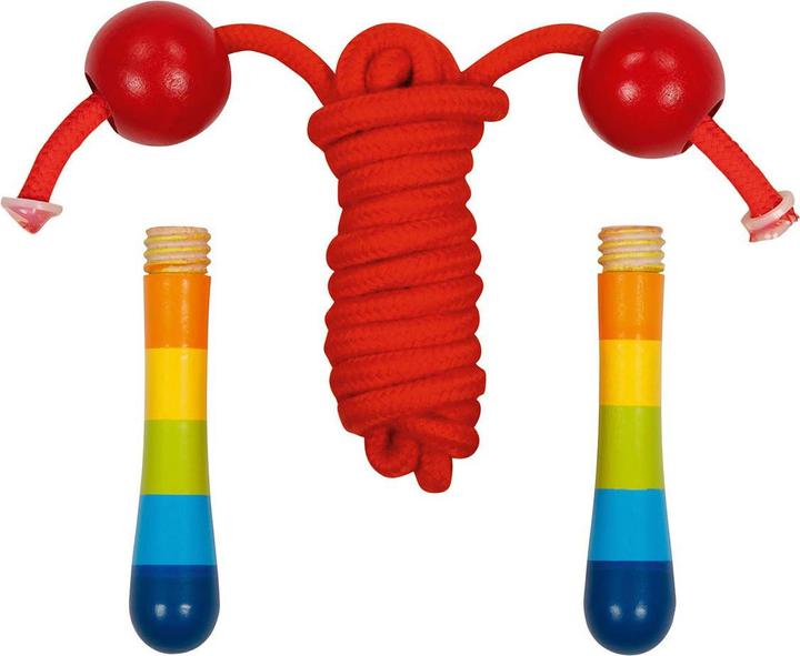 Actual product image Goki Rainbow skipping rope (200 cm)