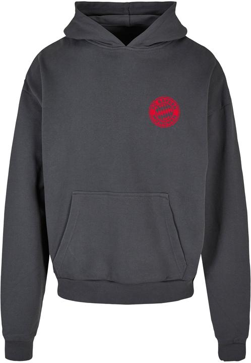 Actual product image FC Bayern München Logo Red Ultra Heavy Hoody - 112261 (XL)