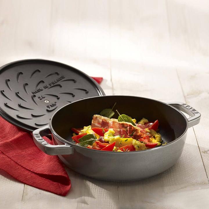 Image du produit Staub Rôtissoire avec structure de chute Chistera (28 cm, Cocotte + faitout, Fonte)