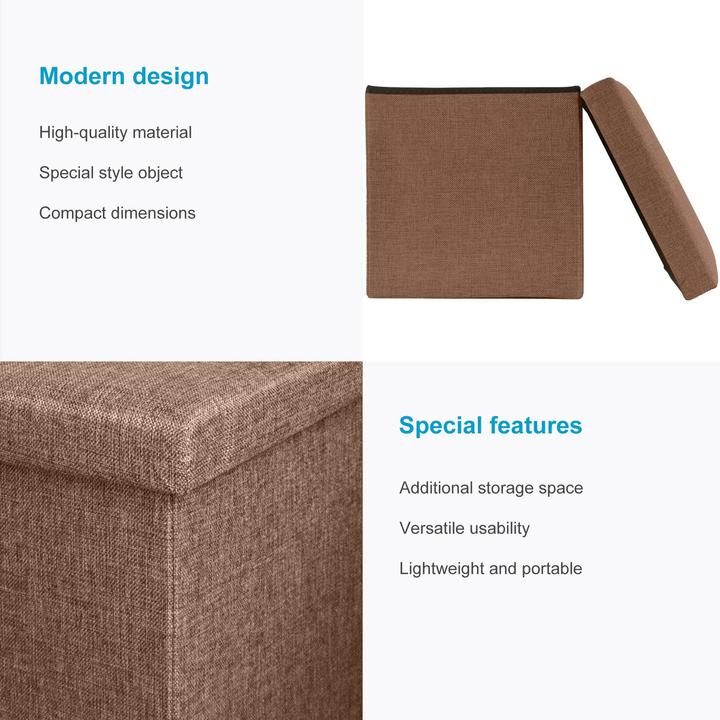 Actual product image Intirilife Seat Cube BERNSTEIN BROWN