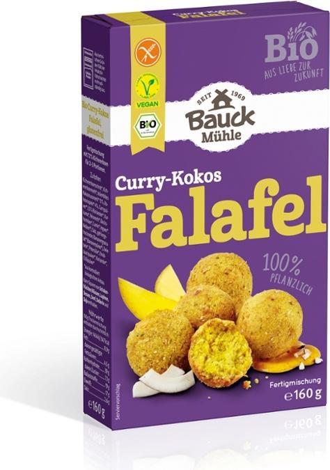 Image du produit Bauckhof falafel curry-noix de coco sans gluten (160 g)