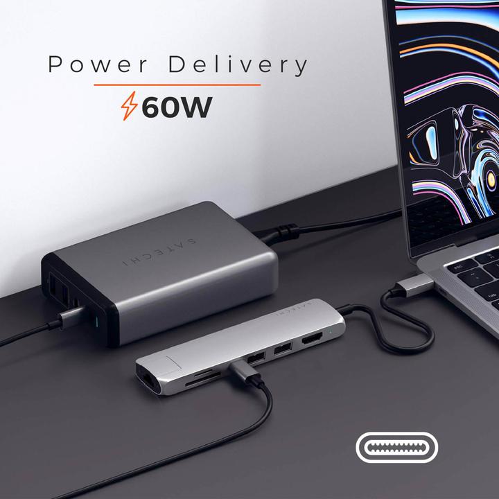 Produktbild Satechi USB-C Slim Multi-port (USB-C, 7 Ports)