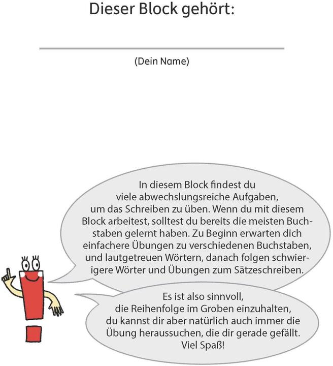 Produktbild Quer durch die 1. Klasse, Richtig schreiben - A5-Übungsblock (Deutsch, Ulrike Maier, Mascha Greune, 2022)