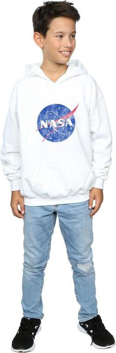 Produktbild Nasa Classic Insignia Logo Distressed Kapuzenpullover Jungen (140, 146)