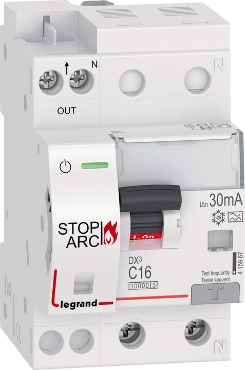 Legrand LEG 415967 Dx3 Afdd C16 1P+No 10Ka 30Ma A