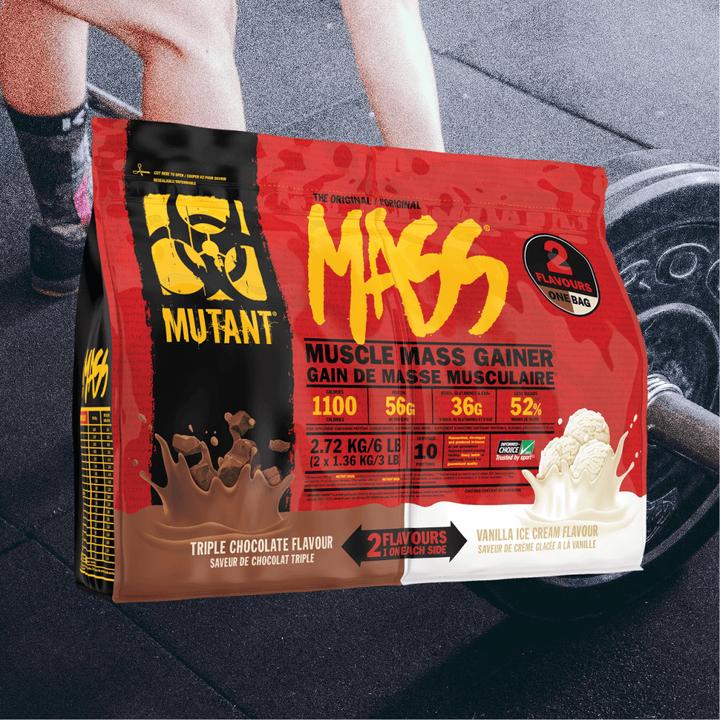 Actual product image Mutant Mass Dual Chamber Bag, 2720 g bag (Triple Chocolate, Vanilla Ice Cream, 1 pcs., 2720 g)