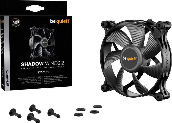 Actual product image be quiet! Shadow Wings 2 (120 mm, 1 x)