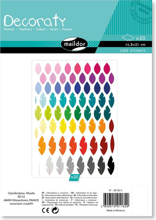 Maildor Sticker, Decoraty