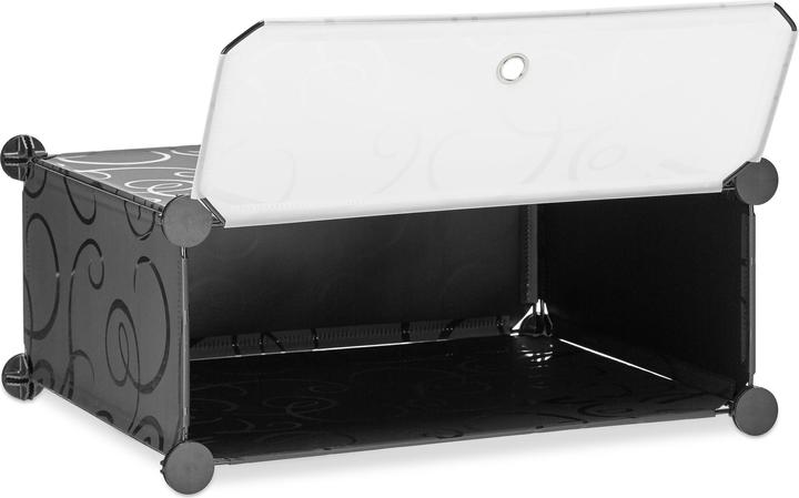 Actual product image Relaxdays 6 Compartment Shoe Cabinet (49 x 37 x 107 cm)