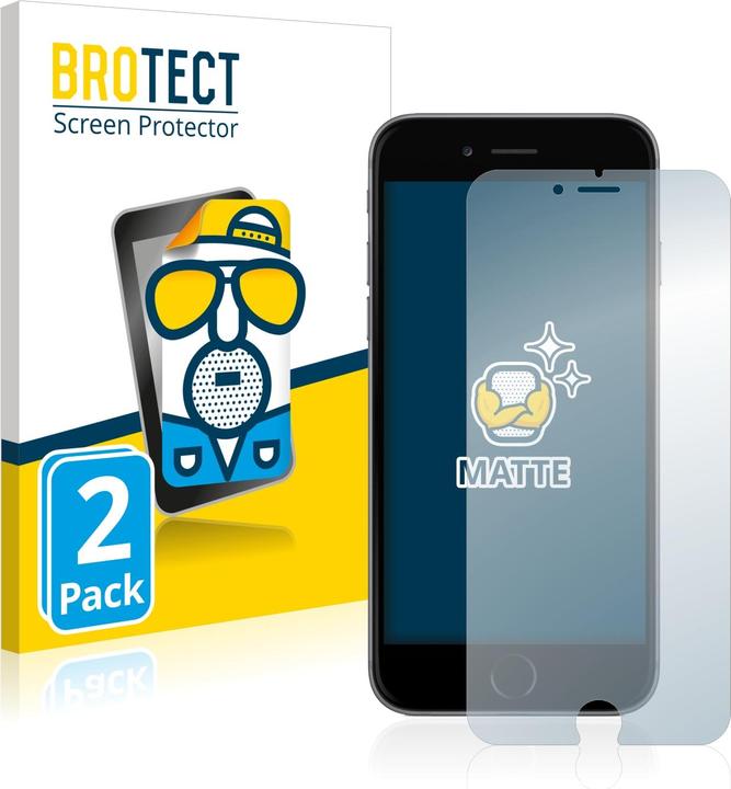 Produktbild BROTECT Entspiegelungs-Schutzfolie Displayschutz Matt (2 Stück, Apple iPhone 6 Plus)