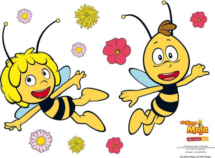 Produktbild Biene Maja Die und Willi fliegen (60 x 45 cm)
