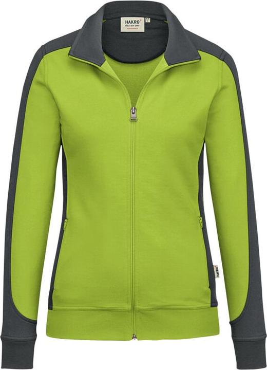 Immagine prodotto Hakro Giacca da donna in felpa Contrast Performance kiwi/anthr. XS (XS)