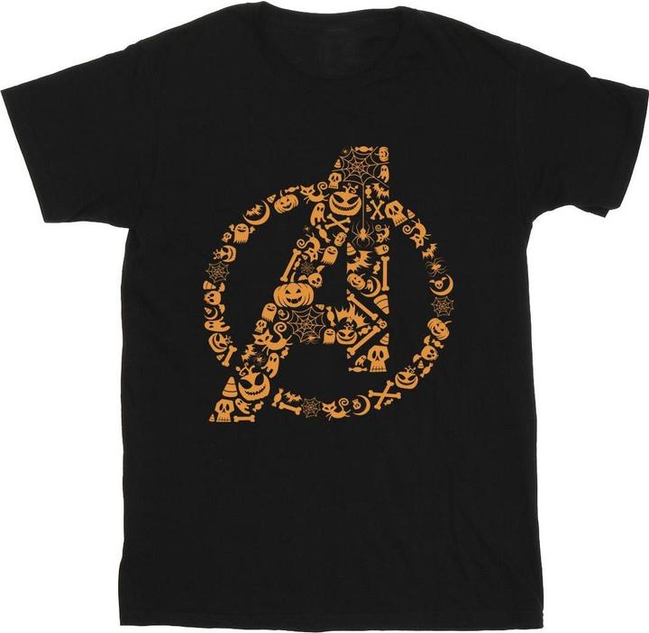 Image du produit - T-shirt AVENGERS HALLOWEEN LOGO - Homme (3XL)