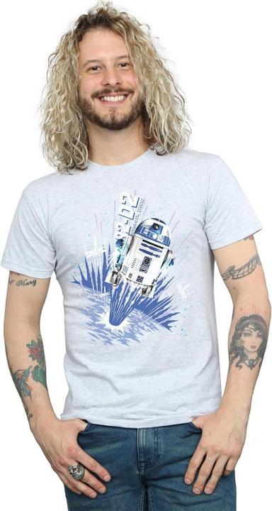 Actual product image Star Wars Mens R2-D2 Blast Off T-Shirt (S)