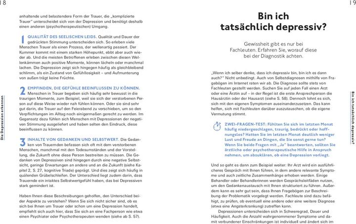 Produktbild Hilfe bei Depressionen (Deutsch, Alexander Bredereck, Mirjam Weinstein-Riechmann, Dr. med. Jana Christina Müller-Flechtenmacher, 2023)