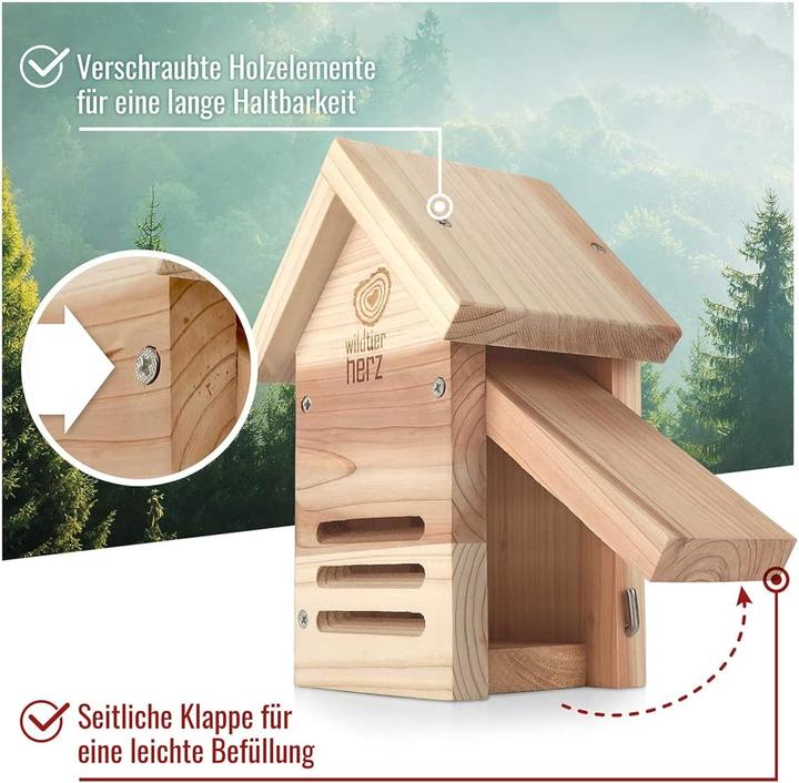 Image du produit Wildtier Herz Maison des coccinelles GOER-000012 (Coccinelles)